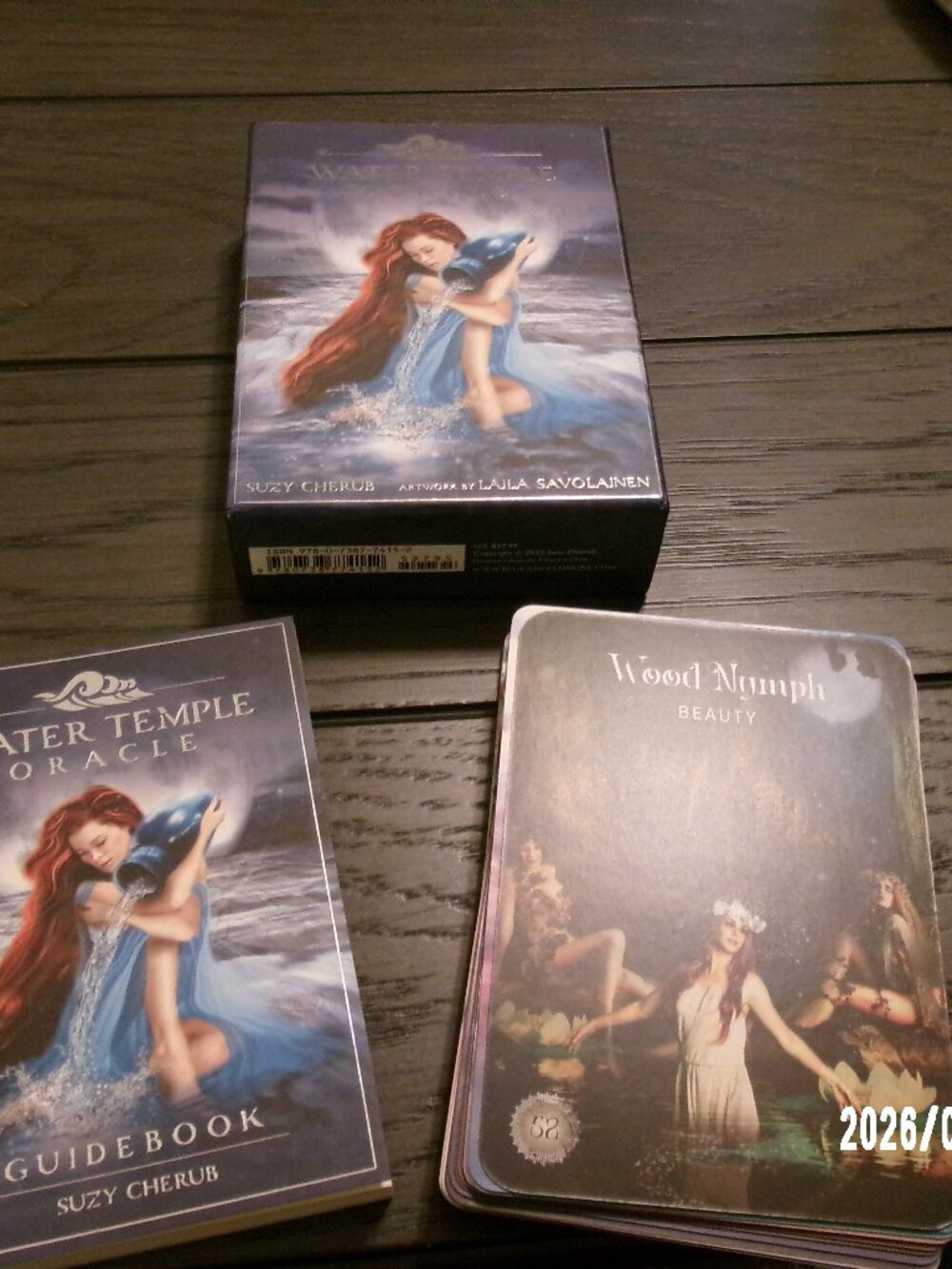 Water Temple Oracle - 44-Card Oracle Deck w Book - Suzy Cherub, Laila Savolainen